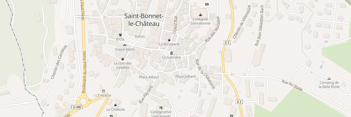 Plan du 1 Rue de l’Égalité à Saint-Bonnet-le-Château