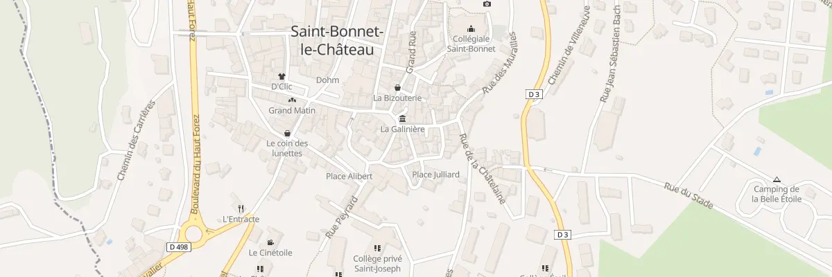 Plan du 3 Rue de l’Égalité à Saint-Bonnet-le-Château