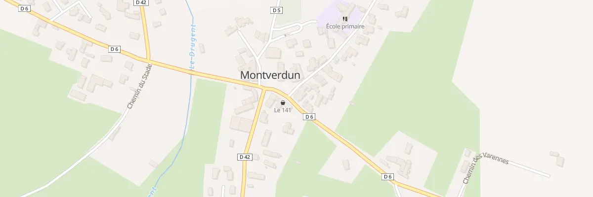 Plan du 2 Rte de St Etienne Le Molard à Montverdun