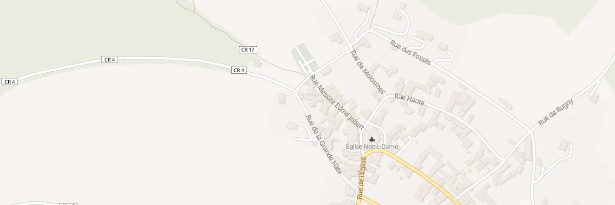 Plan du 8 Rue de la Grande Hate à Saint-Martin-sur-Armançon