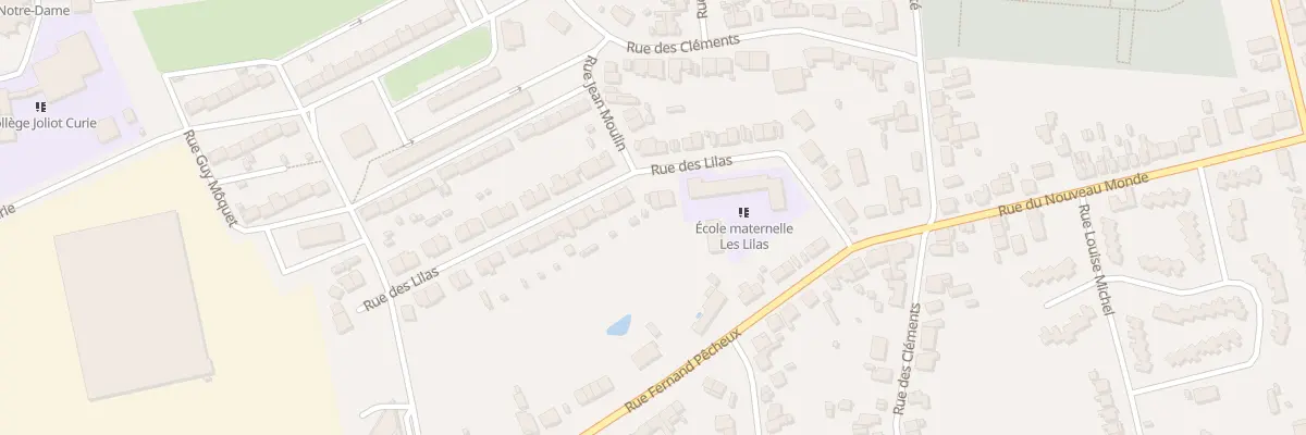 Plan du 30 Rue des Lilas à Fourmies