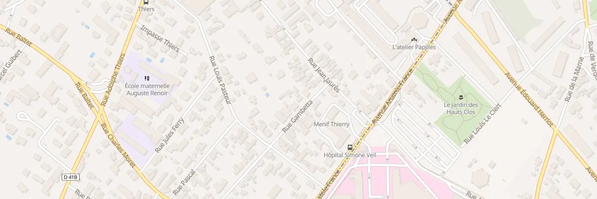 Plan du 8 Rue Gambetta à Saint-André-les-Vergers