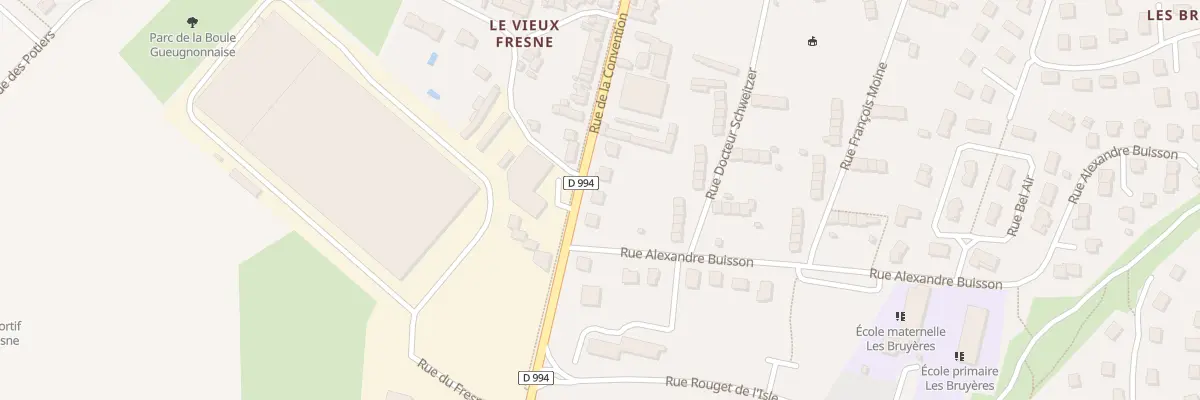 Plan du 71 Rue de la Convention à Gueugnon