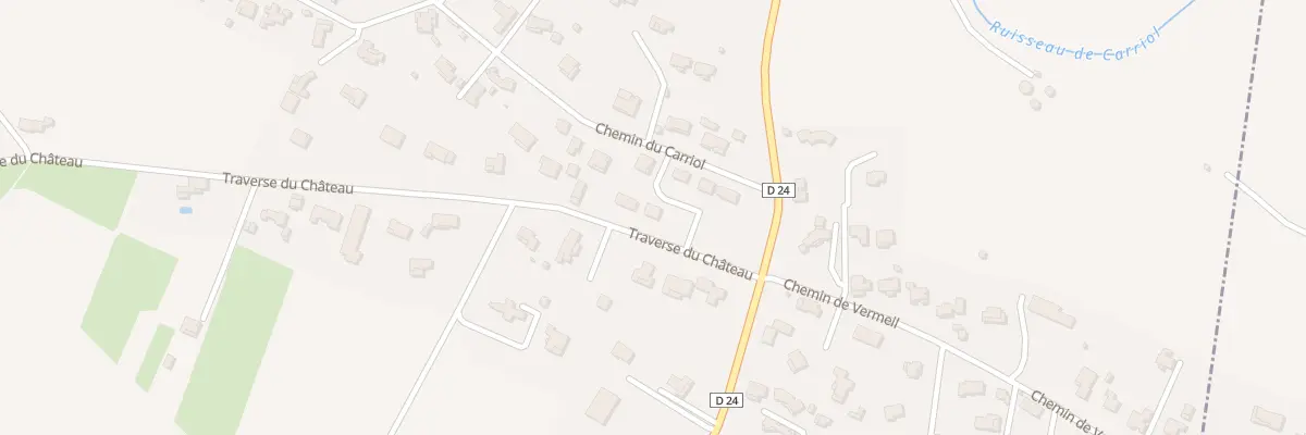 Plan du 3 Cantarane à Bagard