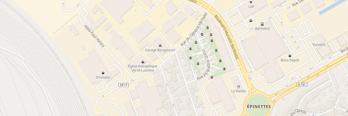 Plan du 25 Rue du Fossé Briotin à Reims