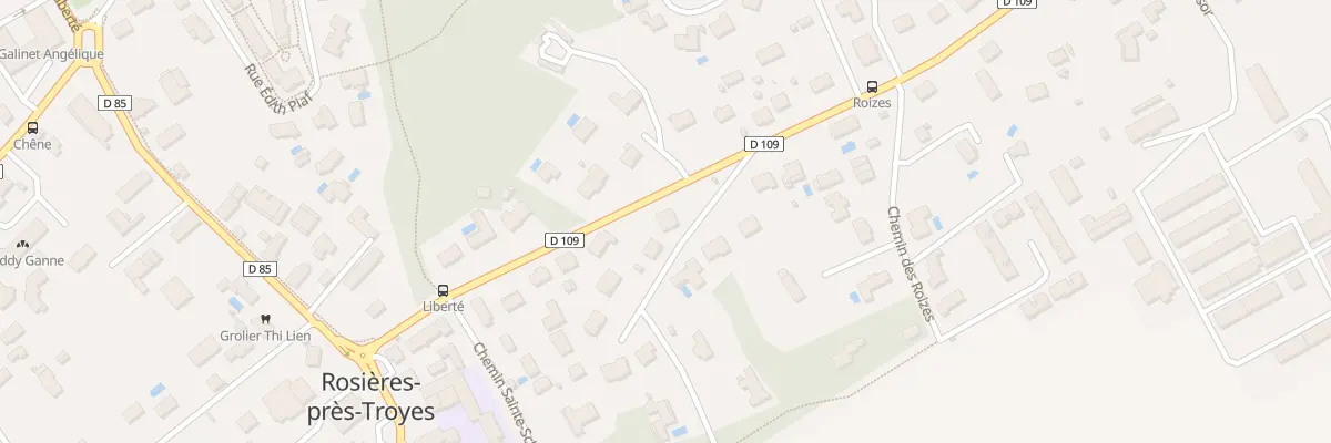 Plan du 10 Rue Jules Ferry à Rosières-près-Troyes