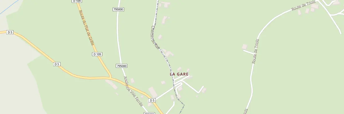 Plan du 168 Che du Rail à Luriecq