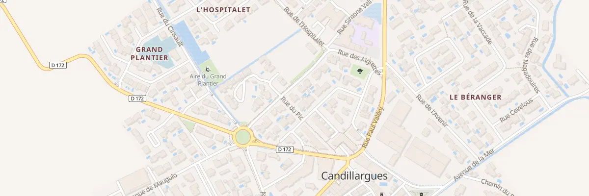 Plan du 13 Rue des Aigrettes à Candillargues