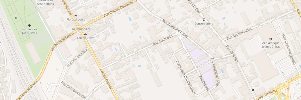 Plan du 13 Rue Gautherin à Troyes
