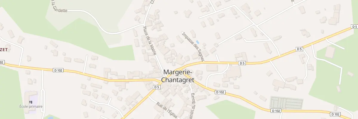 Plan du 6 Pl de la Mairie à Margerie-Chantagret