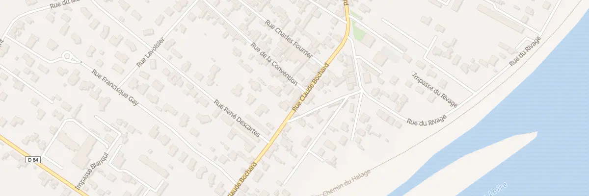 Plan du 1 Rue de la Convention à Roanne