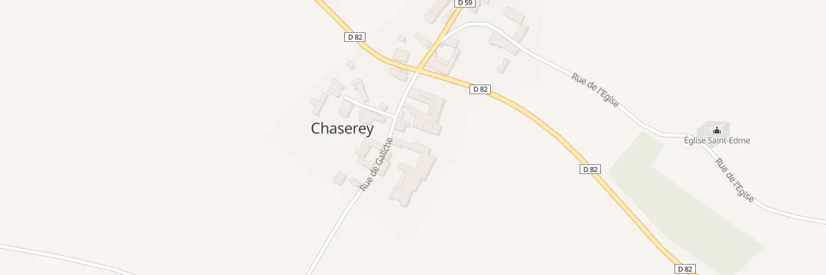 Plan du 1 Rue de Galiche à Chaserey