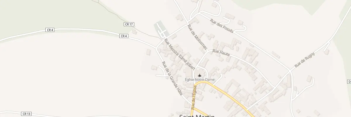 Plan du 3 Rue Messire Edme Jobert à Saint-Martin-sur-Armançon