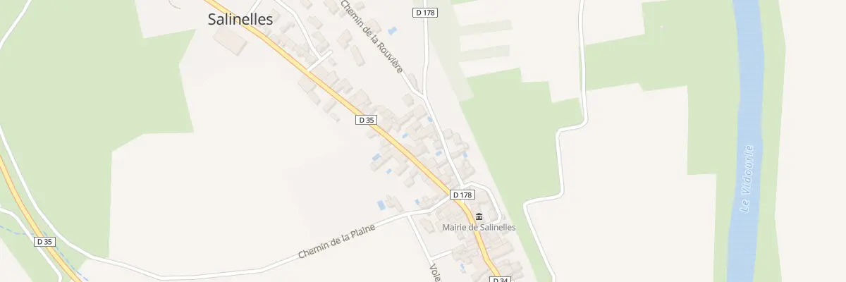 Plan du 72 Rte de Quissac à Salinelles