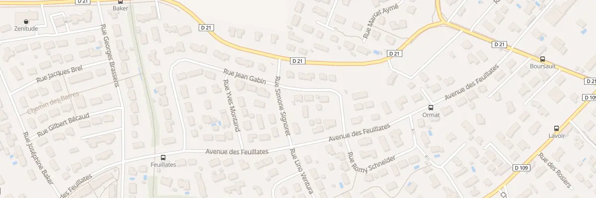 Plan du 20 Rue Jean Gabin à Rosières-près-Troyes