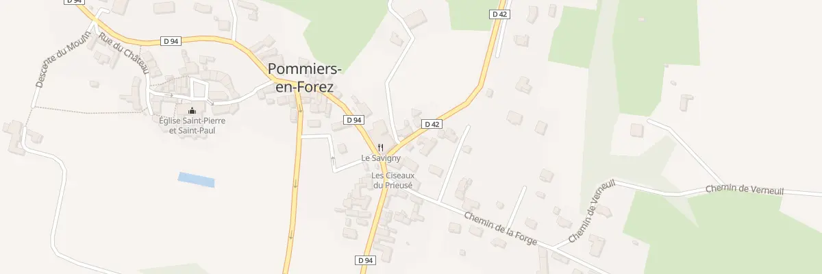 Plan du 59 Mte de la Tuilerie à Pommiers-en-Forez