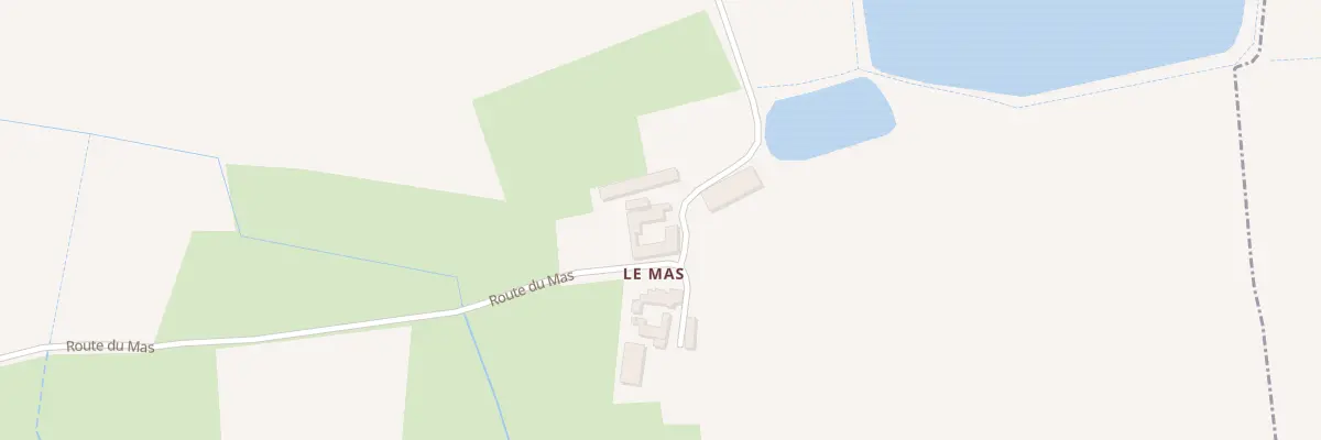Plan du 891 Rte du Mas à Bussy-Albieux