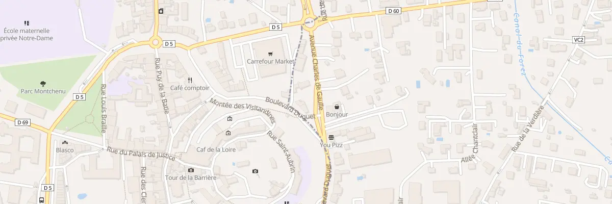 Plan du 16B Bd Duguet à Savigneux