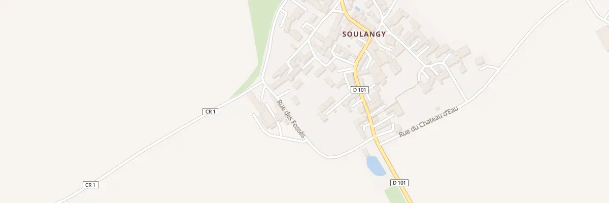 Plan du 12 Rue des Fossés (soulangy) à Sarry
