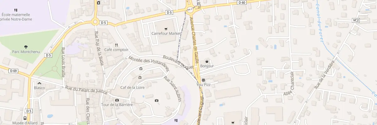 Plan du 16A Bd Duguet à Savigneux