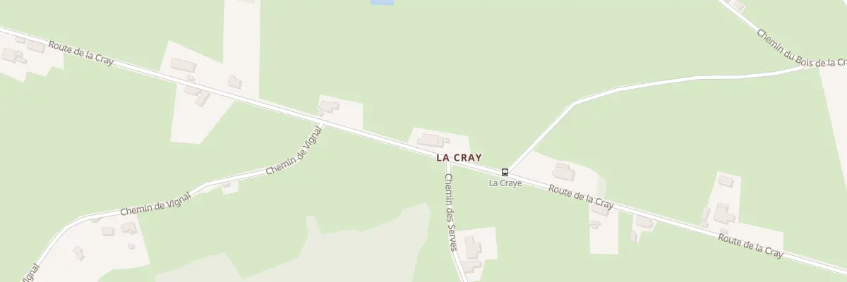 Plan du 2270 Rte de la Cray à Semur-en-Brionnais