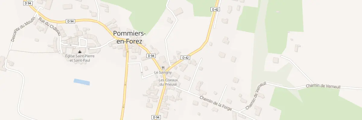 Plan du 71 Mte de la Tuilerie à Pommiers-en-Forez