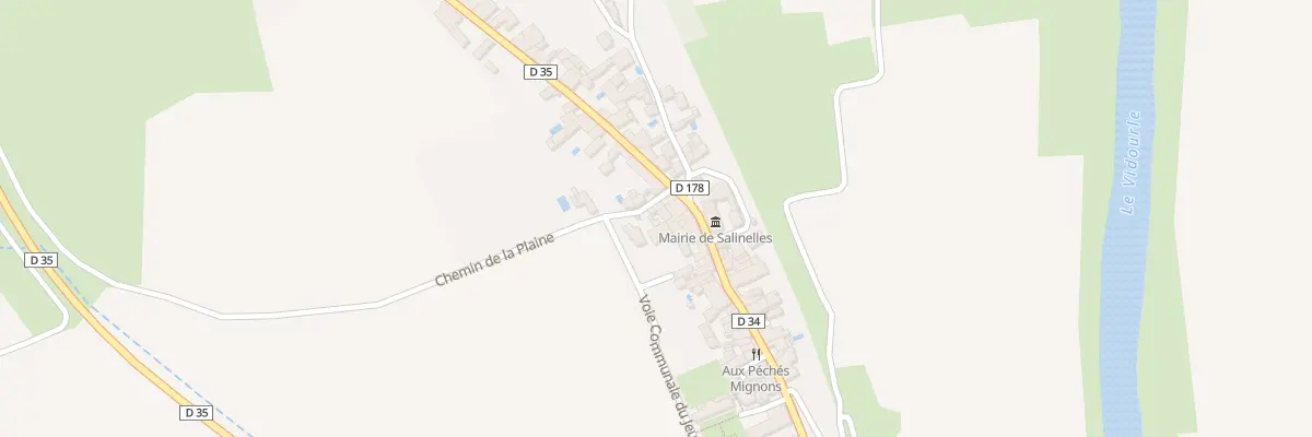 Plan du 5054 Tra de la Plaine à Salinelles
