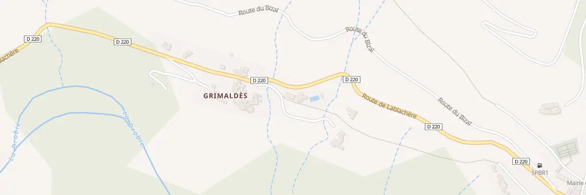 Plan du 5081 Le Grimaldes à Sablières