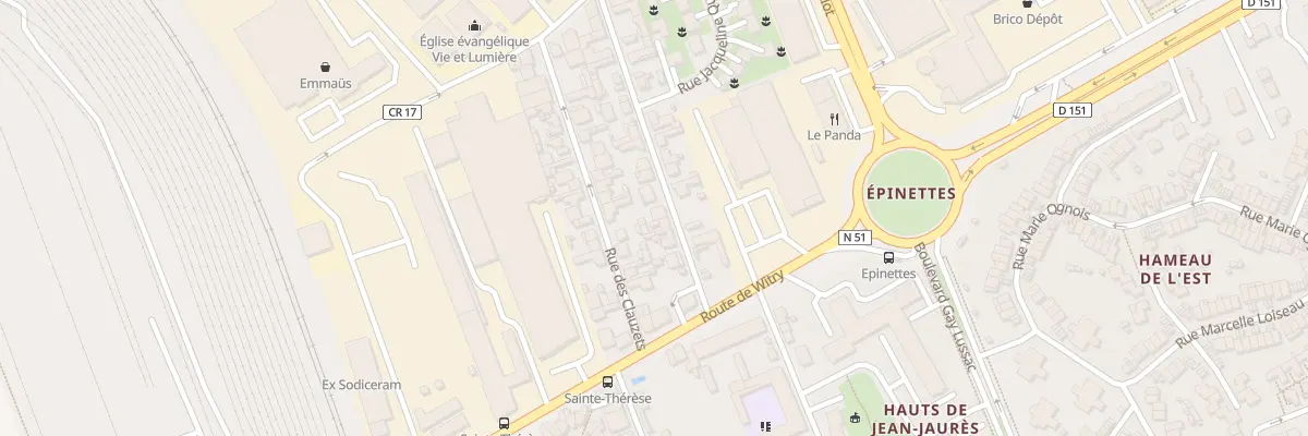 Plan du 7 Rue du Fossé Briotin à Reims