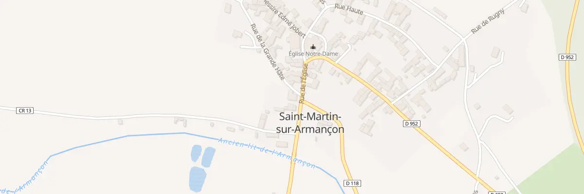 Plan du 8 Rue de l’Eglise à Saint-Martin-sur-Armançon