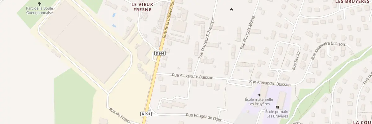 Plan du 125 Rue Docteur Schweitzer à Gueugnon