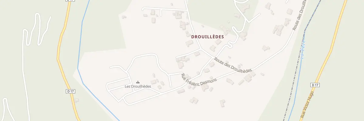 Plan du 5122A Drouilledes à Peyremale