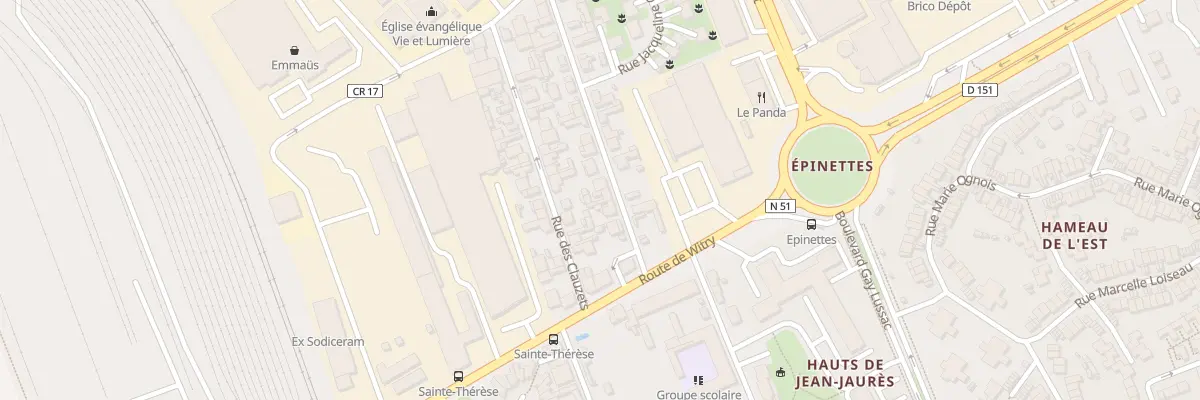 Plan du 5 Rue du Fossé Briotin à Reims