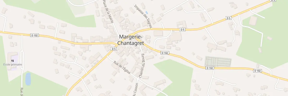 Plan du 58 Rte de Boisset à Margerie-Chantagret