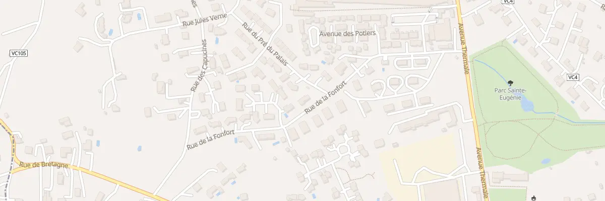 Plan du 176 Rue de la Fonfort à Montbrison