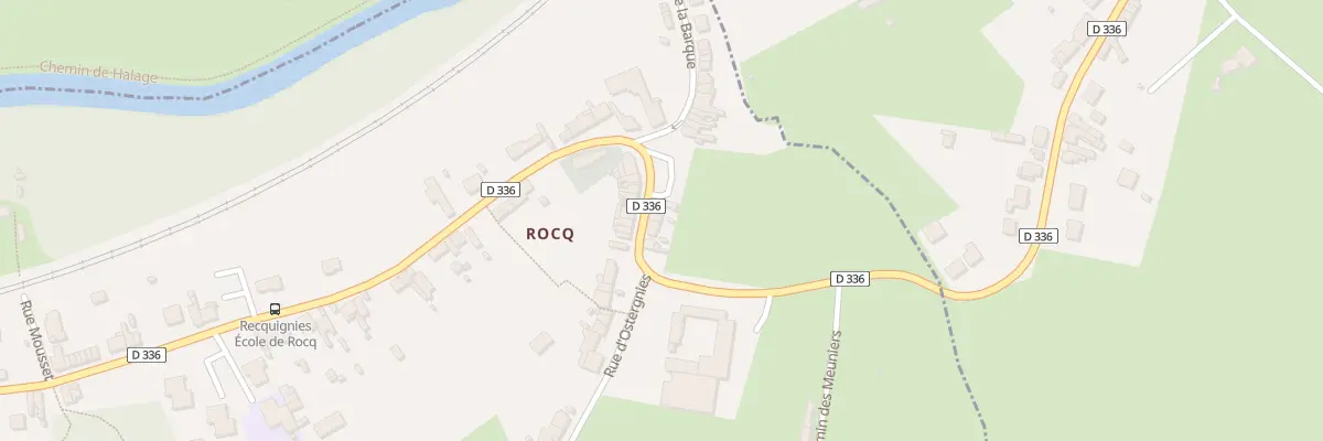 Plan du 8 Rue d’Ostergnies à Recquignies