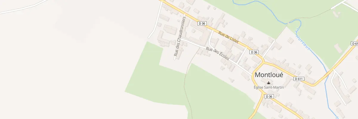 Plan du 3 Rue des Chaudronniers à Montloué