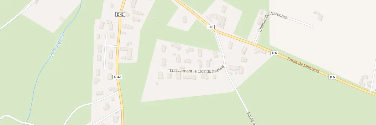 Plan du 12 Lot Le Clos du Prieuré à Montverdun