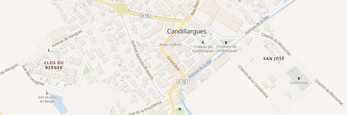 Plan du 14 Grand Rue à Candillargues
