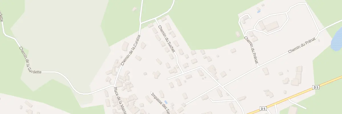 Plan du 65 Che du Suchet à Margerie-Chantagret