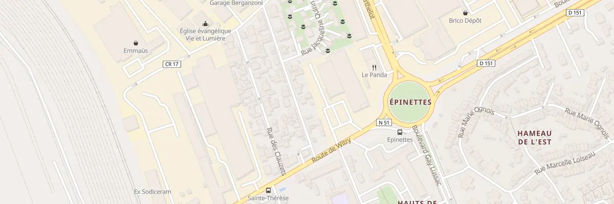 Plan du 6 Rue du Fossé Briotin à Reims