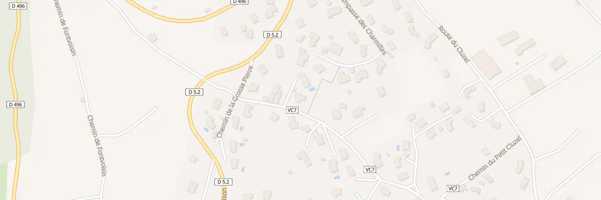 Plan du 5 Che du Petit Cluzel à Lézigneux