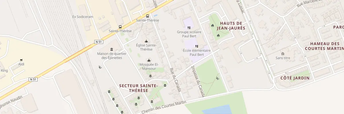Plan du 11 Rue du Canada à Reims