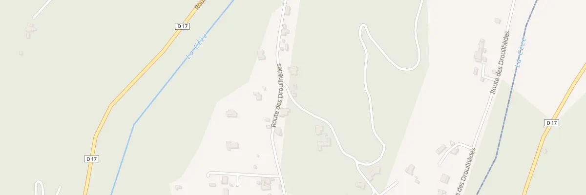 Plan du 5109 Drouilledes à Peyremale