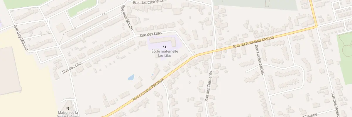 Plan du 125 Rue Fernand Pêcheux à Fourmies