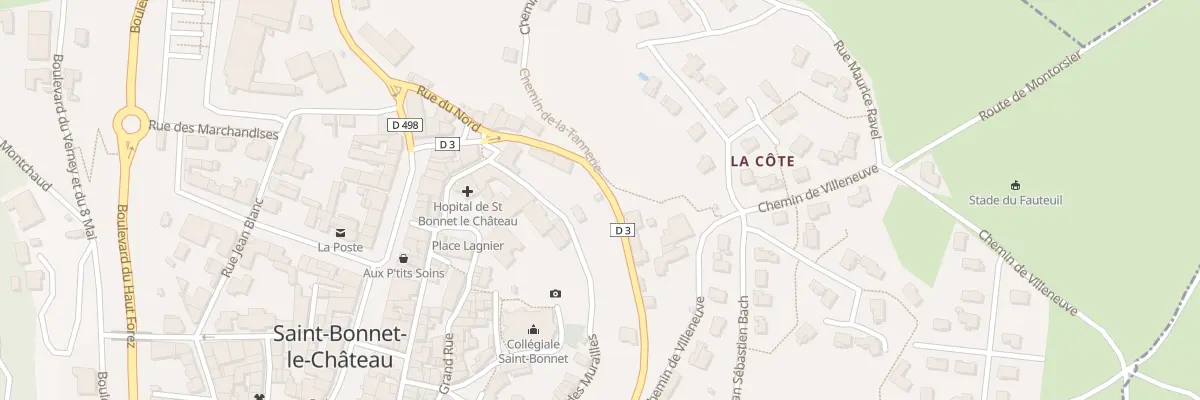 Plan du 1 Rue des Murailles à Saint-Bonnet-le-Château