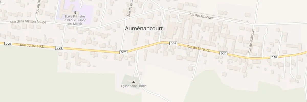 Plan du 49 Rue du 151eme Ri à Auménancourt