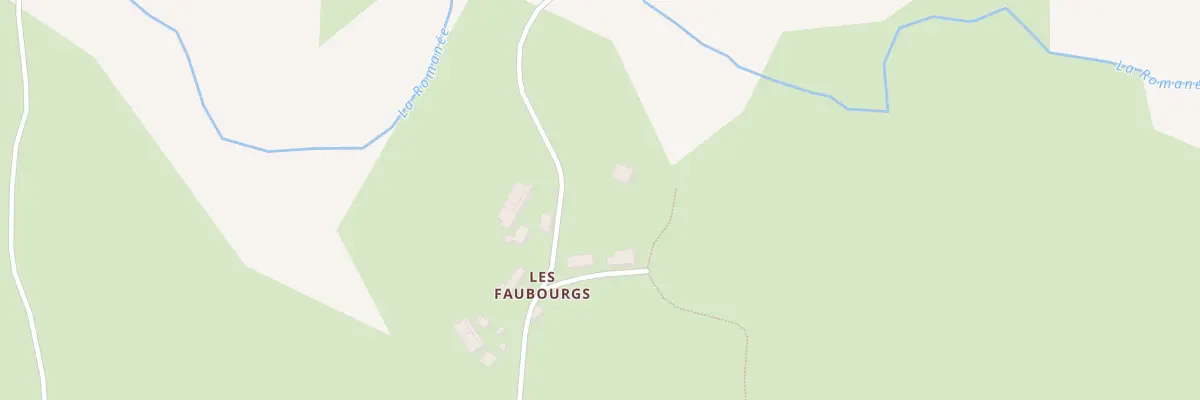 Plan du 18 Hameau des Faubourgs à Bussières