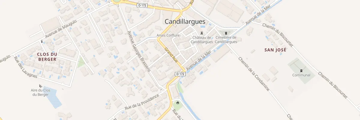 Plan du 6 Gr Grand Rue à Candillargues