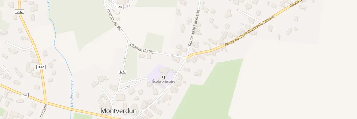 Plan du 914 Che du Pic à Montverdun